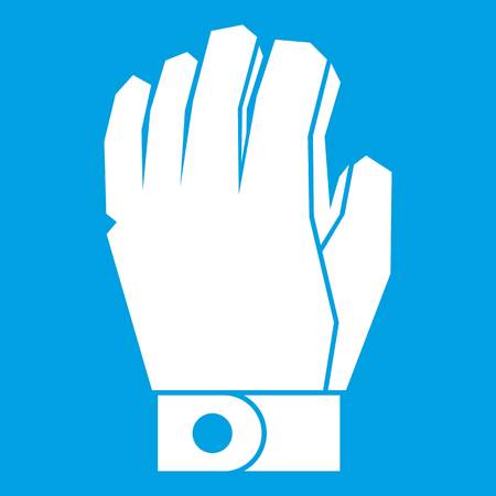 Hockey glove icon whiteのイラスト素材