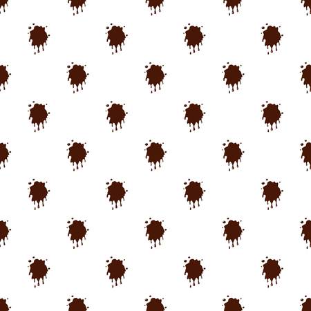 Spot of chocolate patternのイラスト素材