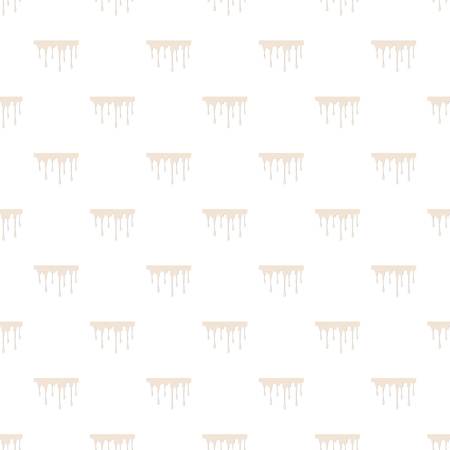 Flowing milk pattern seamless repeat in cartoon style vector illustrationのイラスト素材