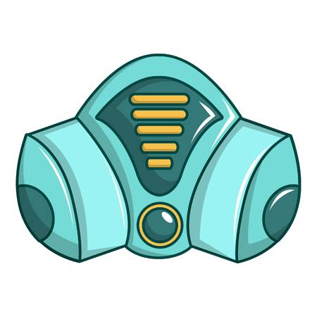 Gas mask icon. Cartoon illustration of gas mask vector icon for web designのイラスト素材