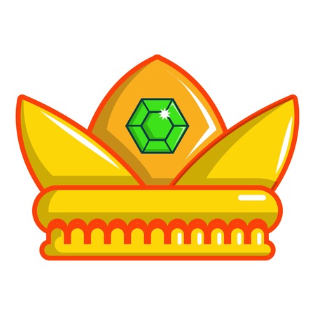 Baroness crown icon. Cartoon illustration of baroness crown vector icon for web designのイラスト素材