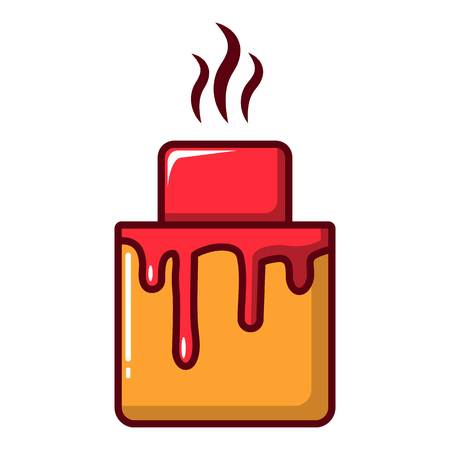 Cupcake icon. Cartoon illustration of cupcake vector icon for web designのイラスト素材