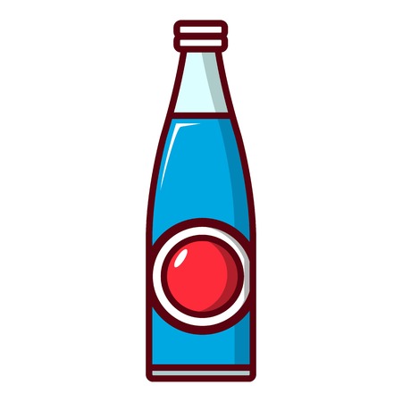Soda bottle icon. Cartoon illustration of soda bottle vector icon for web designのイラスト素材