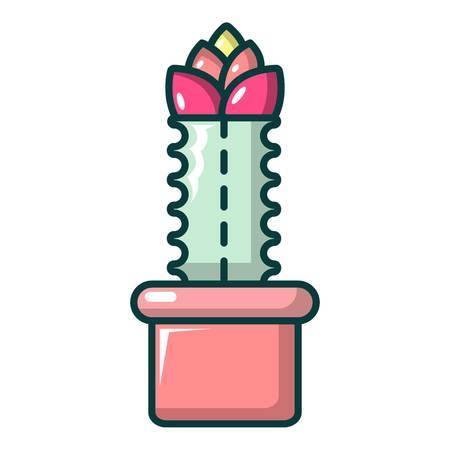Schlumbergera cactus icon. Cartoon illustration of schlumbergera cactus vector icon for web designのイラスト素材