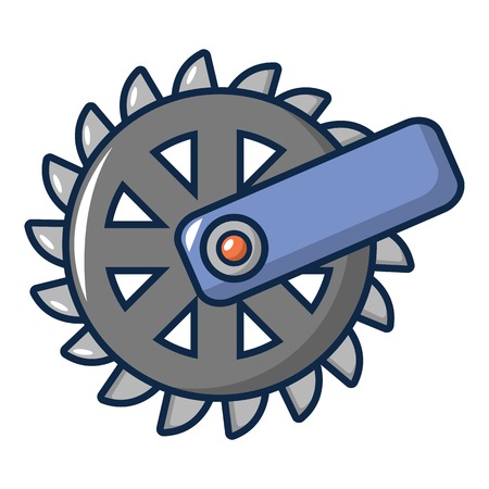 Mining Industry cogwheel icon. Cartoon illustration of mining Industry cogwheel vector icon for web designのイラスト素材