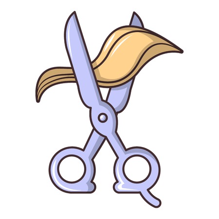 Scissors icon. Cartoon illustration of scissors vector icon for web designのイラスト素材