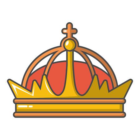 Imperial crown icon, cartoon styleのイラスト素材