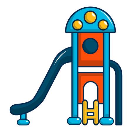 Kids slide icon, cartoon styleのイラスト素材