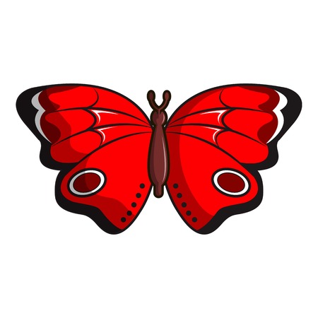 Sangaris butterfly icon, cartoon styleのイラスト素材