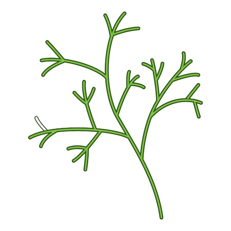 Dill icon, cartoon styleのイラスト素材