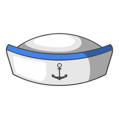 Sailor hat icon, cartoon styleのイラスト素材