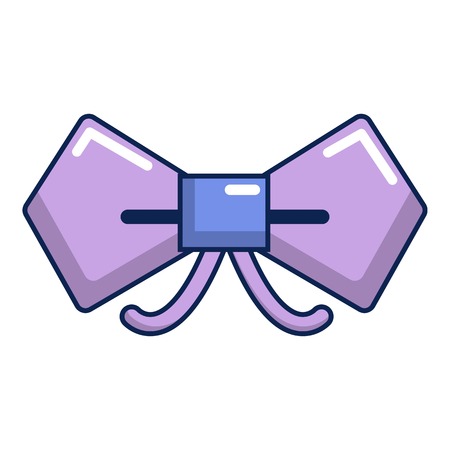 Bow tie hipster icon, cartoon styleのイラスト素材
