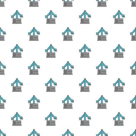 Robotic arm pattern seamlessのイラスト素材