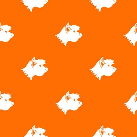 Terrier dog pattern seamlessのイラスト素材