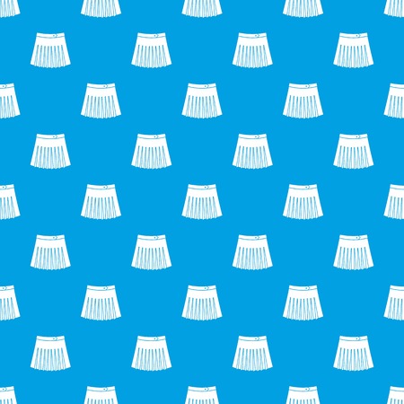 Tennis female skirt pattern repeat seamless in blue color for any design. Vector geometric illustrationのイラスト素材