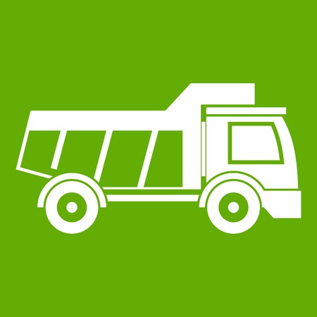 Toy truck icon greenのイラスト素材