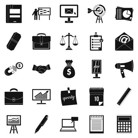 Gross product icons set. Simple set of 25 gross product vector icons for web isolated on white backgroundのイラスト素材
