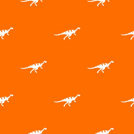 Gallimimus dinosaur pattern seamlessのイラスト素材