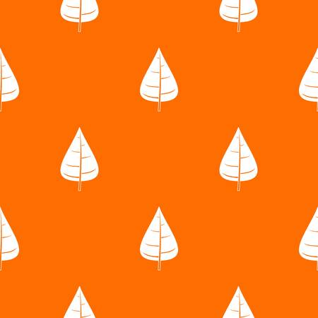 Poplar leaf pattern seamlessのイラスト素材