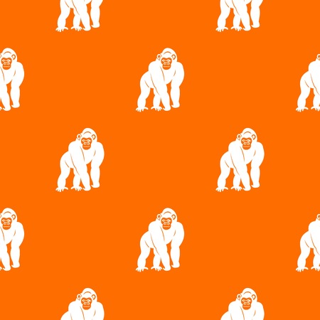 Bonobo pattern seamlessのイラスト素材