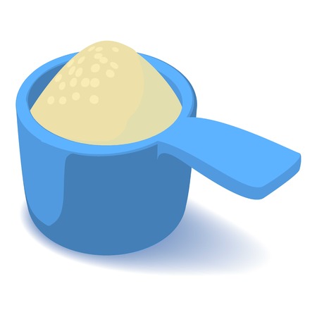 Scoop icon, isometric 3d styleのイラスト素材
