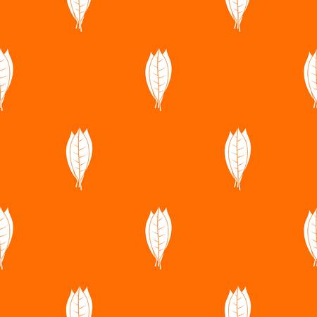 Culinary bay leaves pattern seamlessのイラスト素材