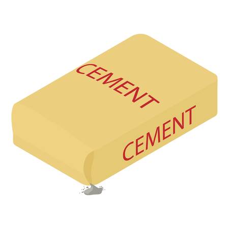 Cement icon, isometric 3d styleのイラスト素材