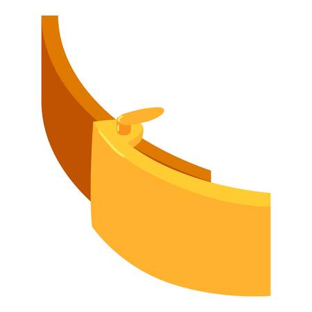 Classic belt icon, isometric 3d styleのイラスト素材