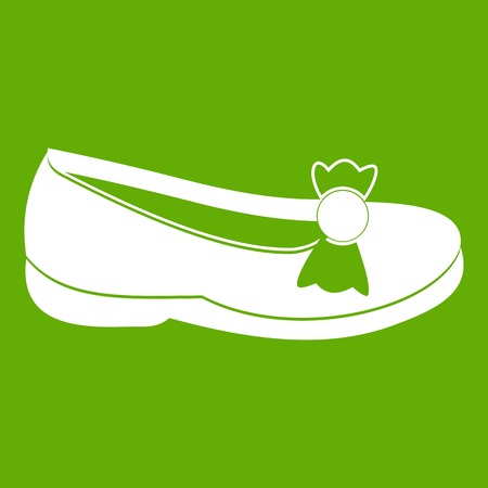 Shoe icon greenのイラスト素材