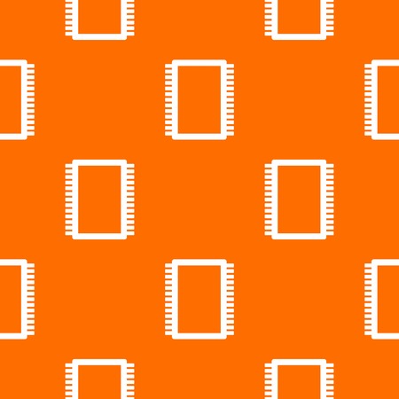 Computer electronic circuit board seamless patternのイラスト素材