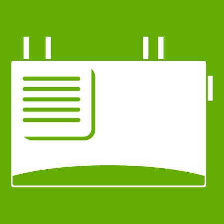 Wall router icon greenのイラスト素材
