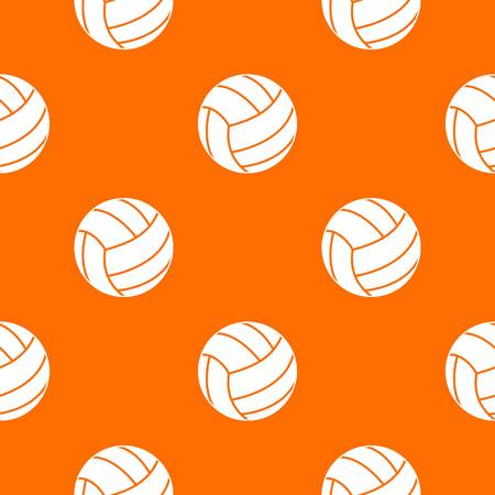 Black volleyball ball pattern seamlessのイラスト素材
