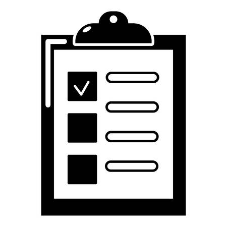 Checklist icon. Simple illustration of checklist vector icon for webのイラスト素材