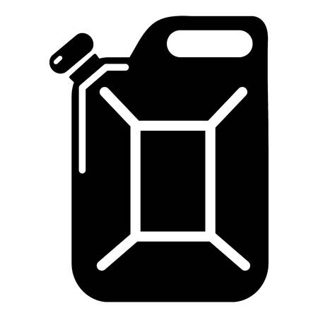 Canister icon, simple black styleのイラスト素材