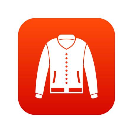 Jacket icon digital redのイラスト素材