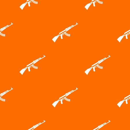 machine pattern repeat seamless in orange color for any design. Vector geometric illustrationのイラスト素材