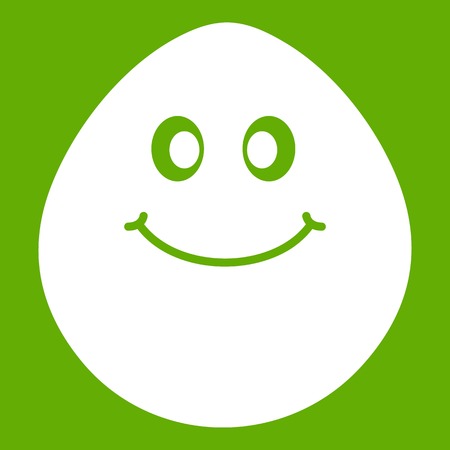 Smiling lime icon greenのイラスト素材