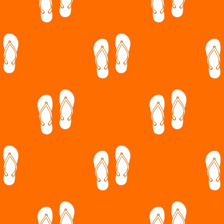 Slates pattern repeat seamless in orange color for any design. Vector geometric illustrationのイラスト素材