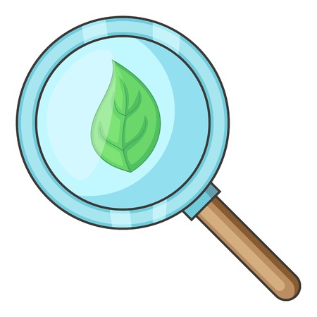 Organic search icon. Cartoon illustration of organic search vector icon for webのイラスト素材