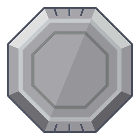 Military microprocessor icon. Cartoon illustration of military microprocessor vector icon for webのイラスト素材