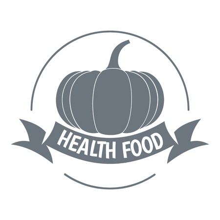 Bio health food logo. Simple illustration of bio health food vector logo for web design isolated on white backgroundのイラスト素材
