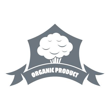 Organic product vegetable logo. Simple illustration of organic product vegetable vector logo for web design isolated on white backgroundのイラスト素材