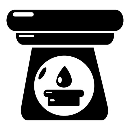 Spa aroma bottle icon . Simple illustration of spa aroma bottle vector icon for web design isolated on white backgroundのイラスト素材