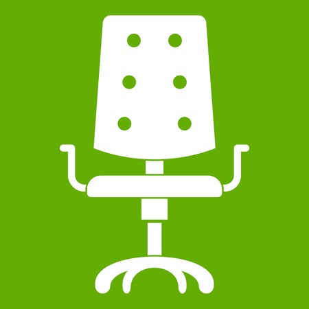 Office chair icon greenのイラスト素材