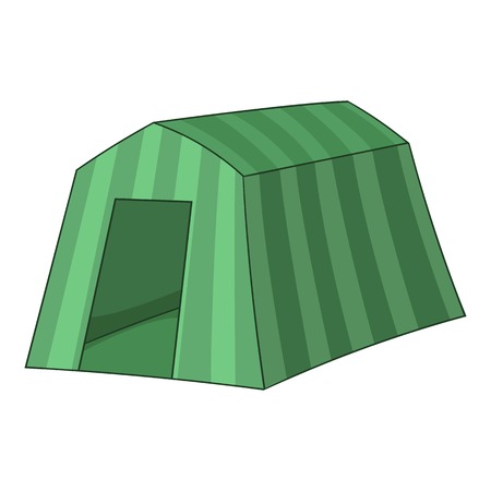 Tourist tent icon, cartoon styleのイラスト素材