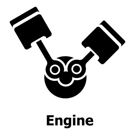 Engine icon. Simple illustration of engine vector icon for webのイラスト素材