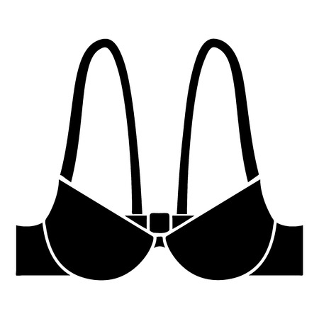 Small bra icon. Simple illustration of small bra vector icon for webのイラスト素材