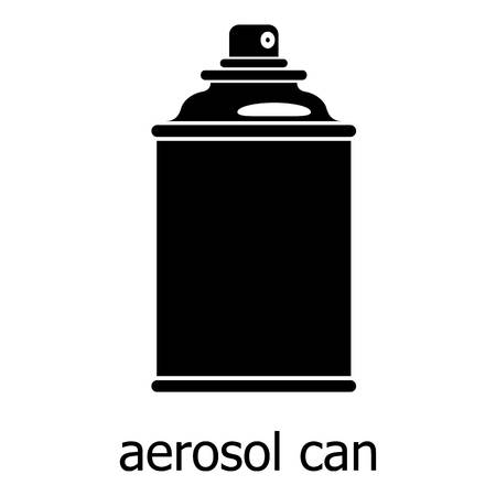 Aerosol can icon. Simple illustration of aerosol can vector icon for webのイラスト素材