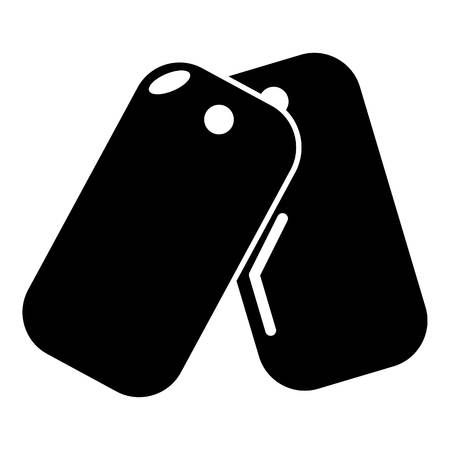 Paintball sport badge icon, simple styleのイラスト素材