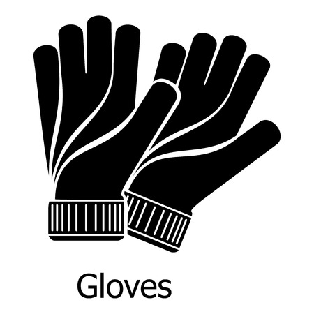 Gloves icon. Simple illustration of gloves vector icon for webのイラスト素材